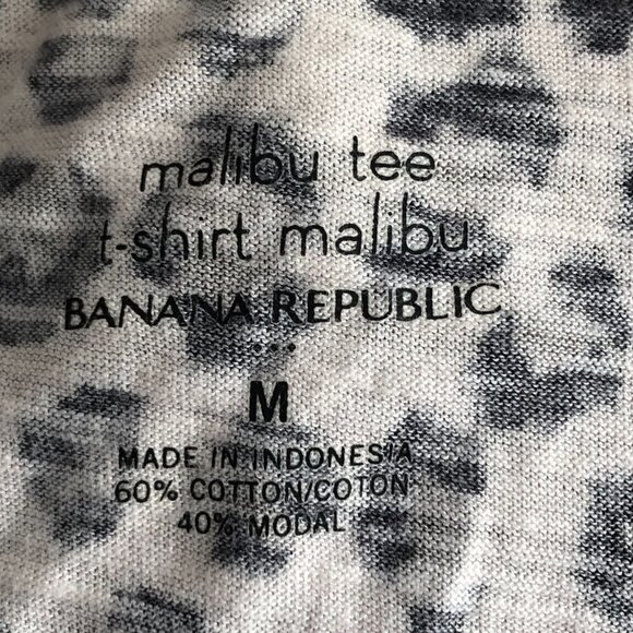 Banana Republic Leopard Print Malibu Cuff Sleeve T Shirt - NEW - Picture 3 of 9